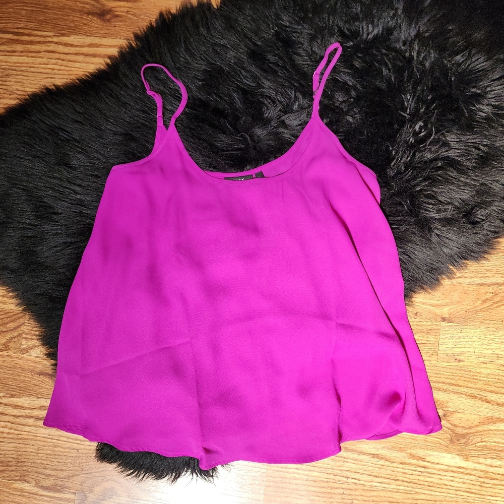 Women's Flounce Camisole Cami Tank Top Size L